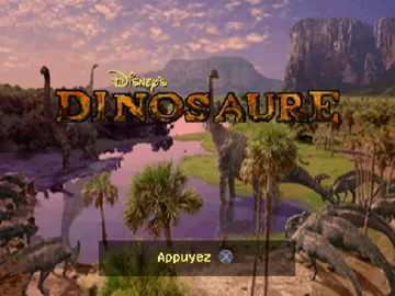 Disney Dinosaure (FR) screen shot title